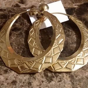 Bangle hoop earrings